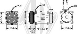 Diederichs DCK1160 - Compressore, Climatizzatore autozon.pro