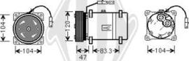 Diederichs DCK1168 - Compressore, Climatizzatore autozon.pro