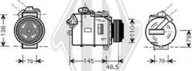 Diederichs DCK1109 - Compressore, Climatizzatore autozon.pro