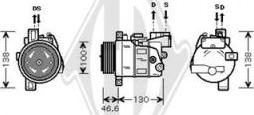 Diederichs DCK1102 - Compressore, Climatizzatore autozon.pro