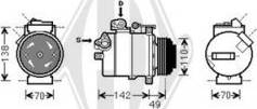 Diederichs DCK1119 - Compressore, Climatizzatore autozon.pro