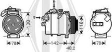 Diederichs DCK1116 - Compressore, Climatizzatore autozon.pro