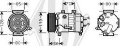 Diederichs DCK1186 - Compressore, Climatizzatore autozon.pro