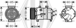 Diederichs DCK1181 - Compressore, Climatizzatore autozon.pro