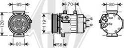 Diederichs DCK1183 - Compressore, Climatizzatore autozon.pro