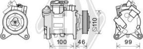 Diederichs DCK1132 - Compressore, Climatizzatore autozon.pro