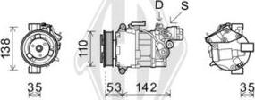 Diederichs DCK1121 - Compressore, Climatizzatore autozon.pro