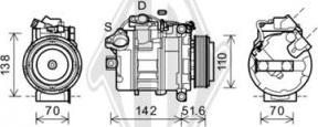 Diederichs DCK1127 - Compressore, Climatizzatore autozon.pro