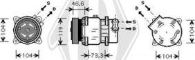 Diederichs DCK1177 - Compressore, Climatizzatore autozon.pro