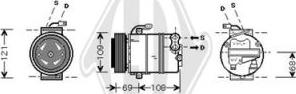 Diederichs DCK1399 - Compressore, Climatizzatore autozon.pro