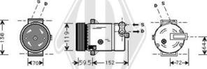 Diederichs DCK1394 - Compressore, Climatizzatore autozon.pro