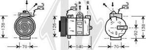 Diederichs DCK1395 - Compressore, Climatizzatore autozon.pro