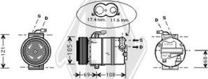 Diederichs DCK1392 - Compressore, Climatizzatore autozon.pro