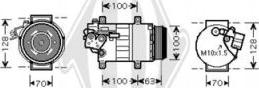 Diederichs DCK1349 - Compressore, Climatizzatore autozon.pro