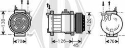 Diederichs DCK1340 - Compressore, Climatizzatore autozon.pro