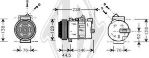 Diederichs DCK1341 - Compressore, Climatizzatore autozon.pro