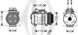 Diederichs DCK1342 - Compressore, Climatizzatore autozon.pro