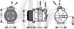 Diederichs DCK1347 - Compressore, Climatizzatore autozon.pro