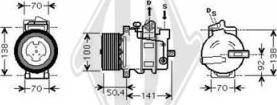 Diederichs DCK1354 - Compressore, Climatizzatore autozon.pro