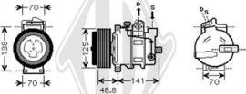 Diederichs DCK1350 - Compressore, Climatizzatore autozon.pro