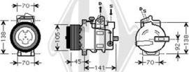 Diederichs DCK1352 - Compressore, Climatizzatore autozon.pro