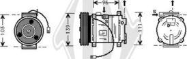 Diederichs DCK1310 - Compressore, Climatizzatore autozon.pro