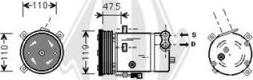 Diederichs DCK1384 - Compressore, Climatizzatore autozon.pro