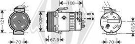 Diederichs DCK1381 - Compressore, Climatizzatore autozon.pro