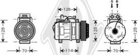 Diederichs DCK1338 - Compressore, Climatizzatore autozon.pro