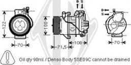 Diederichs DCK1326 - Compressore, Climatizzatore autozon.pro