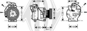 Diederichs DCK1322 - Compressore, Climatizzatore autozon.pro