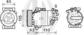 Diederichs DCK1379 - Compressore, Climatizzatore autozon.pro