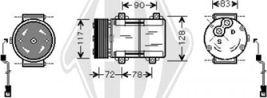 Diederichs DCK1249 - Compressore, Climatizzatore autozon.pro