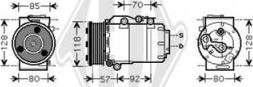 Diederichs DCK1263 - Compressore, Climatizzatore autozon.pro