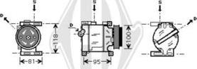 Diederichs DCK1215 - Compressore, Climatizzatore autozon.pro