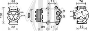 Diederichs DCK1289 - Compressore, Climatizzatore autozon.pro