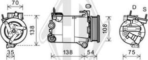 Diederichs DCK1283 - Compressore, Climatizzatore autozon.pro