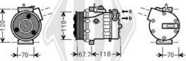 Diederichs DCK1230 - Compressore, Climatizzatore autozon.pro