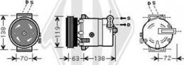 Diederichs DCK1221 - Compressore, Climatizzatore autozon.pro