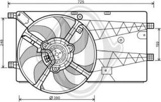 Diederichs DCL1099 - Ventola, Raffreddamento motore autozon.pro