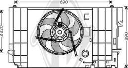 Diederichs DCL1065 - Ventola, Raffreddamento motore autozon.pro