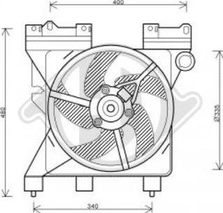 Diederichs DCL1067 - Ventola, Raffreddamento motore autozon.pro