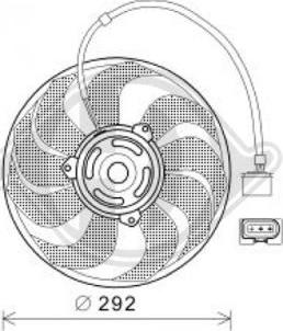 Diederichs DCL1002 - Ventola, Raffreddamento motore autozon.pro