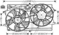 Diederichs DCL1013 - Ventola, Raffreddamento motore autozon.pro