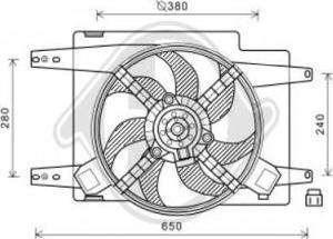 Diederichs DCL1030 - Ventola, Raffreddamento motore autozon.pro