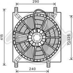 Diederichs DCL1078 - Ventola, Raffreddamento motore autozon.pro