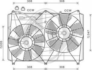 Diederichs DCL1198 - Ventola, Raffreddamento motore autozon.pro