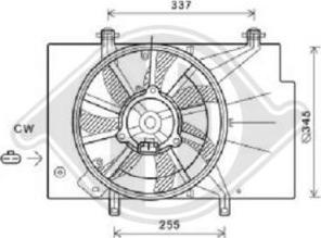 Diederichs DCL1108 - Ventola, Raffreddamento motore autozon.pro