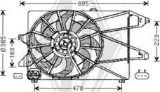 Diederichs DCL1112 - Ventola, Raffreddamento motore autozon.pro