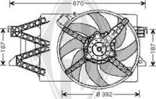 Diederichs DCL1127 - Ventola, Raffreddamento motore autozon.pro